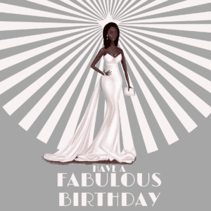 Hollywood Glamour Birthday Card - Espresso