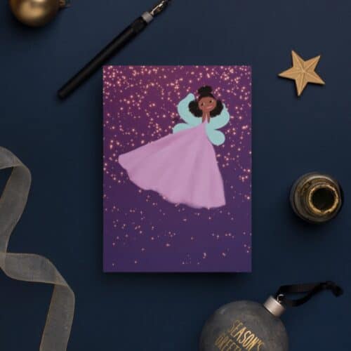Farah the fairy | I Cute girly | Greetings card