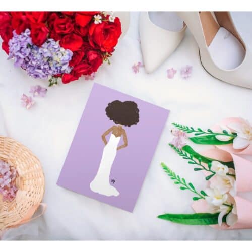 Bianca (b) | Bridal | Wedding Greetings card