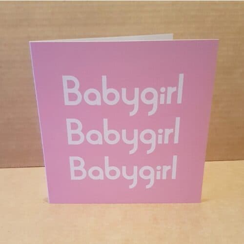 BABYGIRL CARD