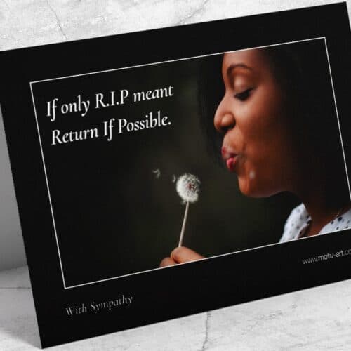 If only R.I.P meant...