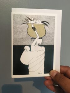 The Traveller - Greeting card