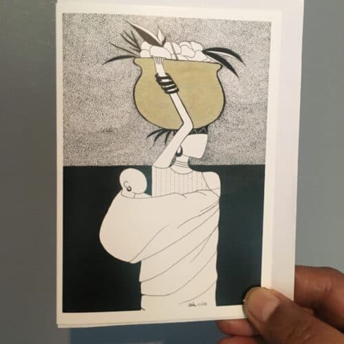 The Traveller - Greeting card