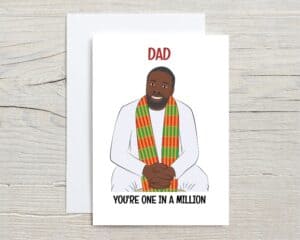 One in a Million Dad for Fathers Day, Birthdays or any occasion