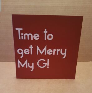 MERRY MY G CARD