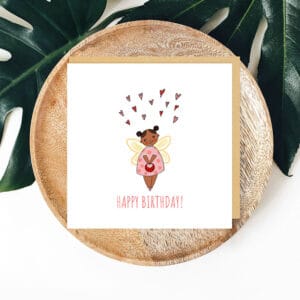 Fairy Girl Birthday Card (Any Age)