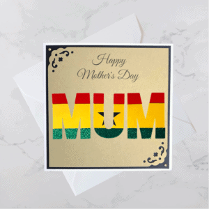 Handmade Cultural Flag Mother’s Day Card