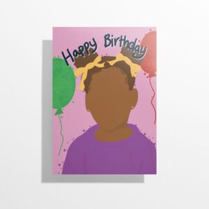 Happy Birthday Card - Girl