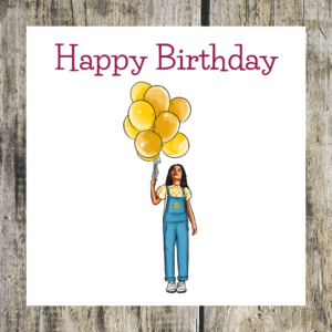 Happy Birthday card for a Young Girl