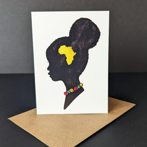 African Girl Greeting Card