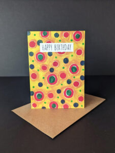 Confetti Happy Birthday Card
