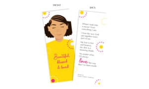 Beautiful, Blessed & Loved bookmark