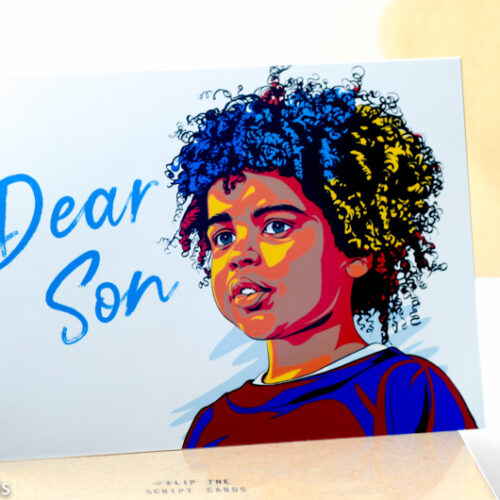 Dear Son Greetings Card