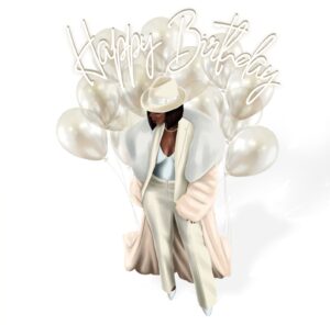 Winter Decadence - New York - Card for black women 3 skin tones