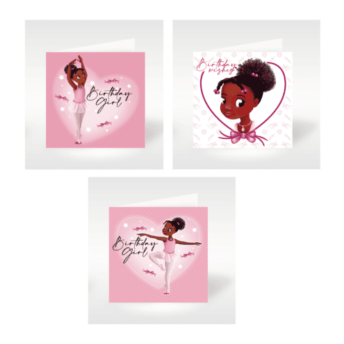 Nia Ballerina Birthday Card Collection | WHOLESALE ONLY
