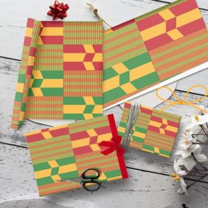 Luxury Wrapping Paper Kente Royalty African Print Multicoloured Gift Wrapping