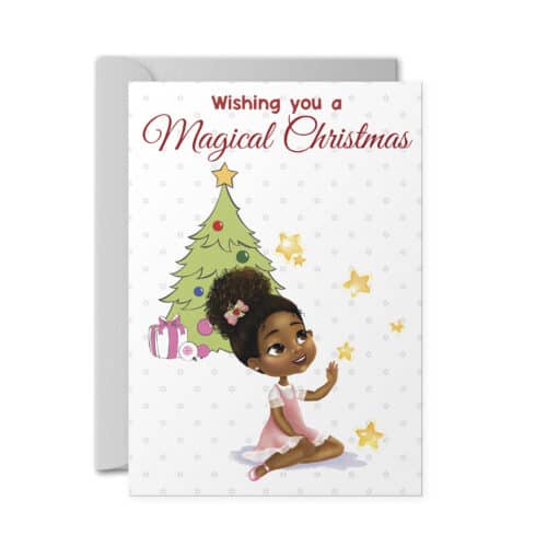 Wishing you a Magical Christmas - Children's Diverse Christmas Card