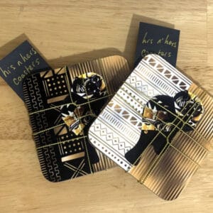 His and hers couple coasters, great for Valentine's Day and Anniversaries