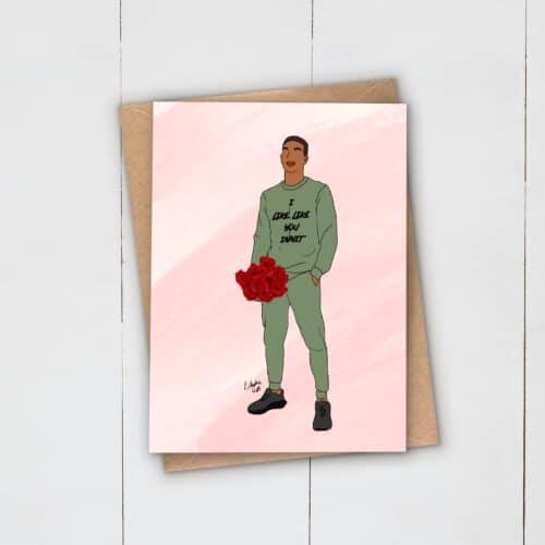 Man Like Likes You | valentines Day | Greetings card