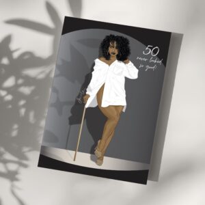 Diverse and inclusive greetings card for her