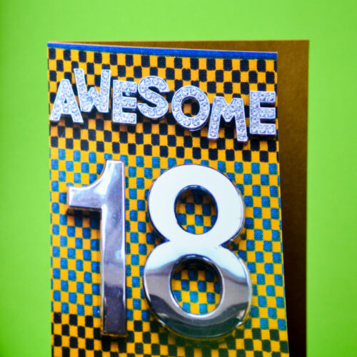 The Awesome 18th Birthday card