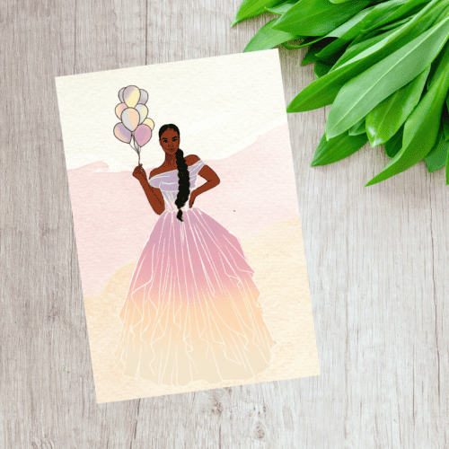 Nia Pastel (Celebratory Card)