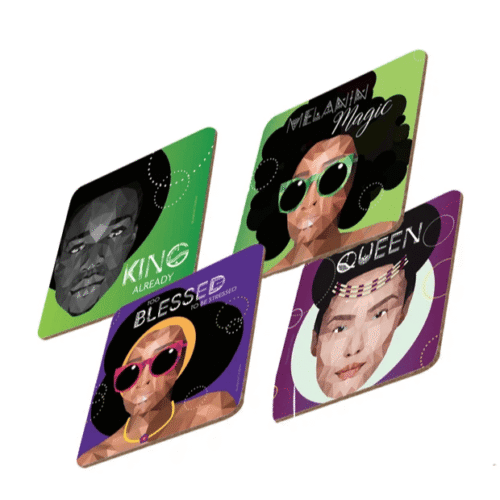 Set of 4 coasters