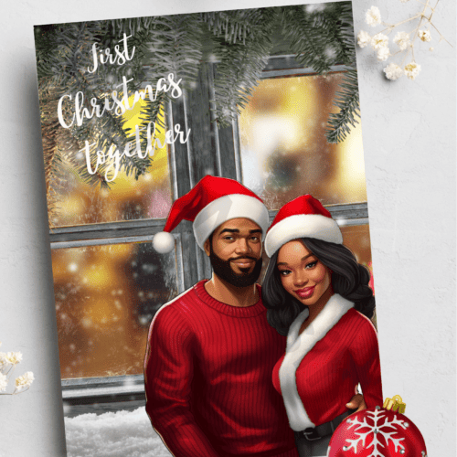 Christmas cards - First Christmas Couple