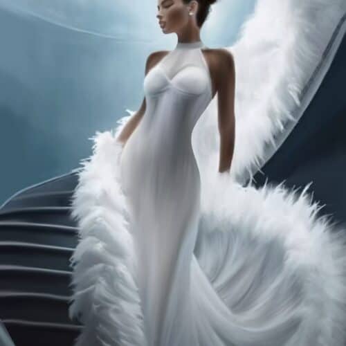 Black Christmas Angel