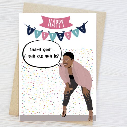 How old are you Jamaican Birthday card