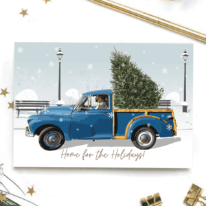 Home For The Holidays Christmas. Card