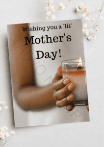 Mother's Day - Woman holding candle