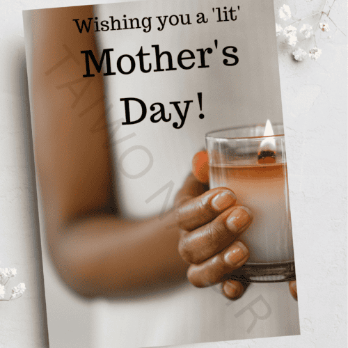 Mother's Day - Woman holding candle