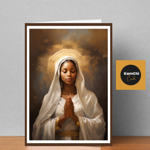 Black Virgin Mary Card