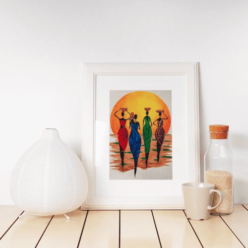 Sahara Queens Art Print