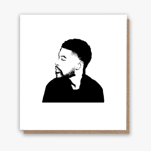 Celebrating All Black Men Birthday Card!