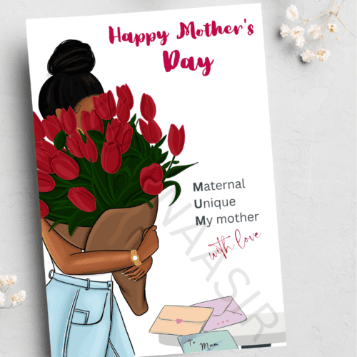 Mother's Day card - With love