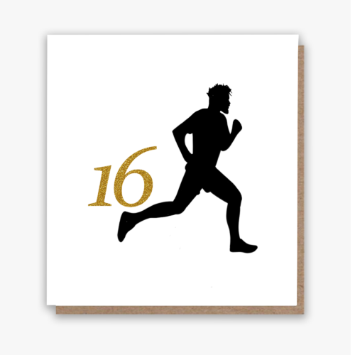 Fitness Birthday Card - Ages 16, 17, 18, 30, 40!