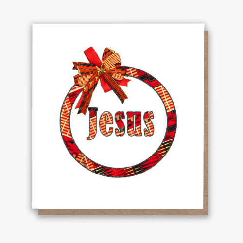 Jesus Kente Wreath