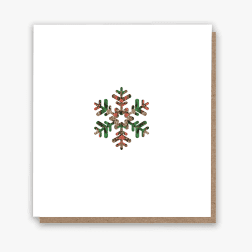 Kente Snowflake Greens