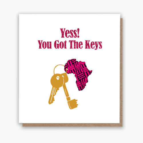 Africa New Home Greeting Card