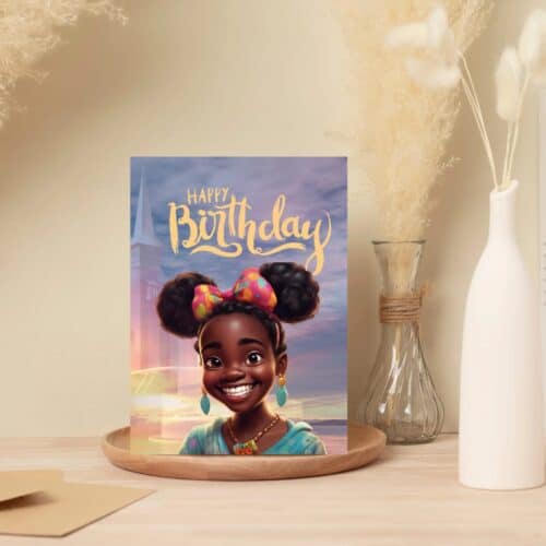 Gianna Birthday Card (Princess Series)