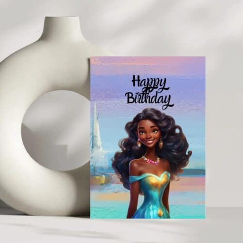 Princess Zera Birthday Card (Princess series)