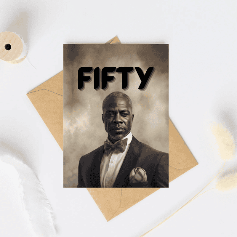 FIFTY (card for black men) - Image 4