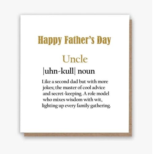 Uncle Card