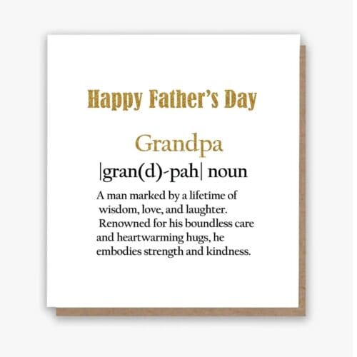 Grandpa Card