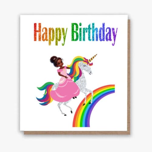 Happy Birthday Unicorn Card