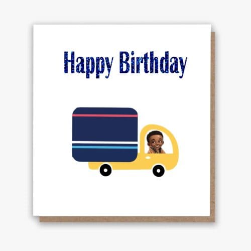 Truck Birthday Card!