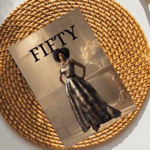 CLASSY FIFTY BIRTHDAY CARD