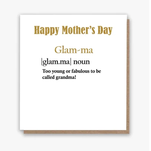 Happy Mother's Day Glam'ma Card